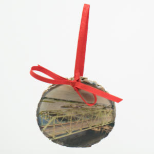 Christmas Ornament – JW011 Swing Bridge Daytime at 45 Degrees
